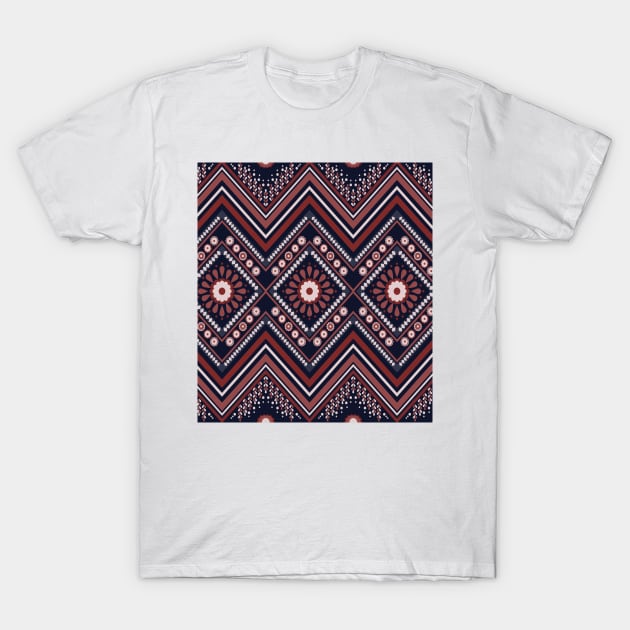 Geometric ethnic seamless pattern T-Shirt by DifferPP